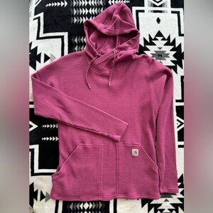 Pink hooded Carhartt thermal small